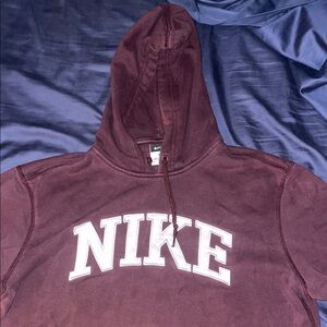 Nike Men's Dark Brown Hoodie